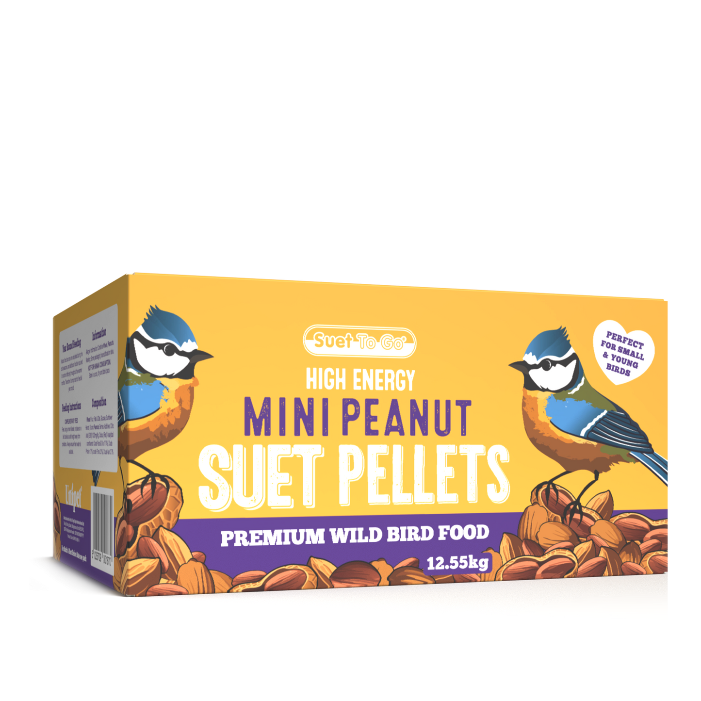 Suet to Go High Energy Suet Pellets Mini Peanut 12.55kg