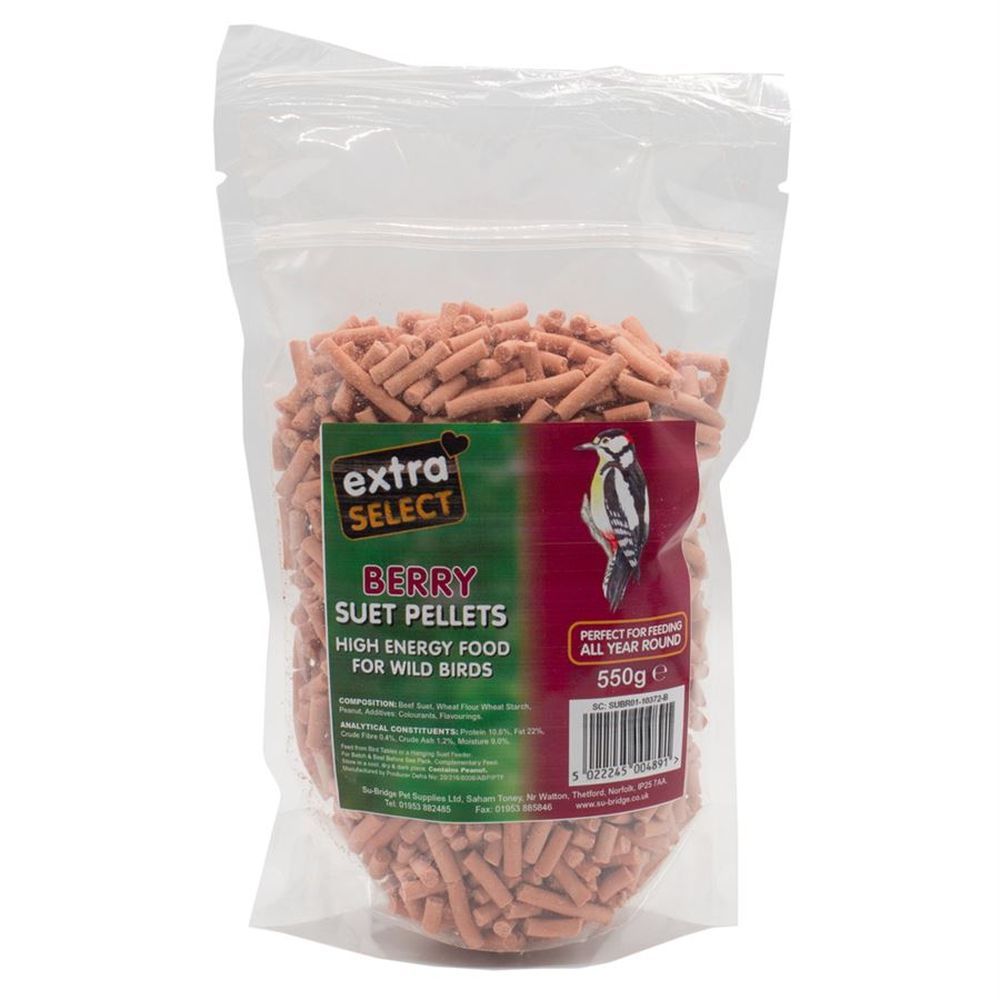 Extra Select Hi Energy Suet Pellets Berry