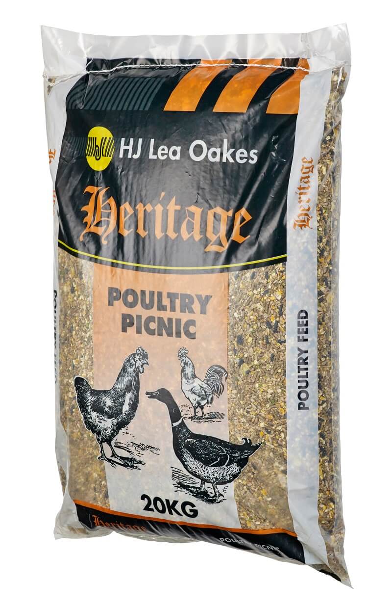 HJ Lea Oakes Heritage Poultry Picnic 20kg - Free P & P