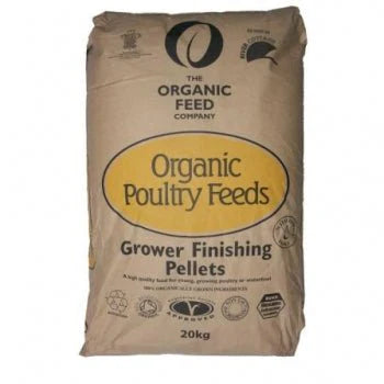 Allen & Page Organic Feed Company Grower/Finishing Pellets 20kg - FREE P&P