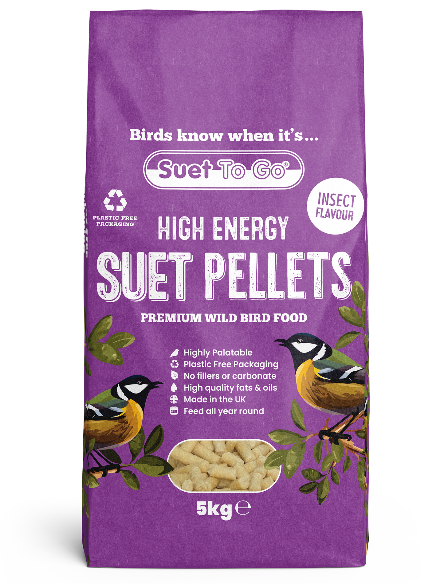 Suet To Go Super Premium Suet Pellets Insect