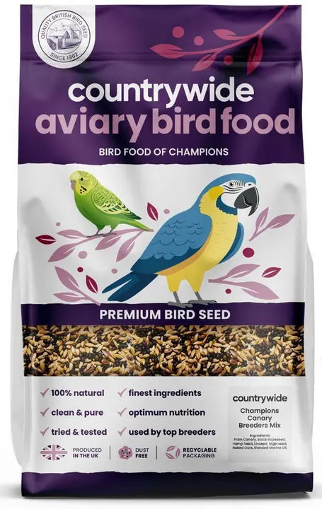 Countrywide Premium Canary & Yellow Biscuit Mix 20kg - Free P&P