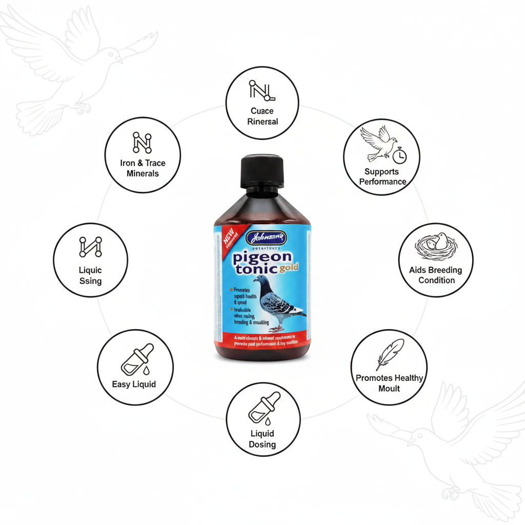 Johnson's Pigeon Tonic Gold Infographic