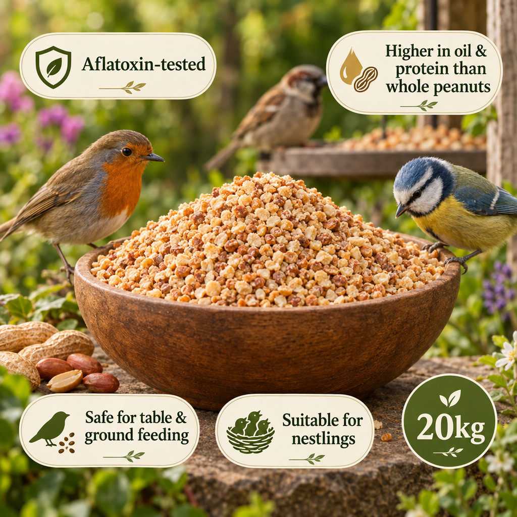 Peanut Granules 20kg product infographic