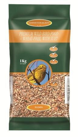 Johnston & Jeff Premium Wild Bird With Suet