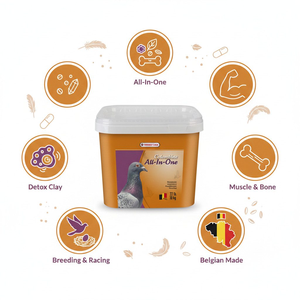Versele-Laga Colombine All-In-One Infographic