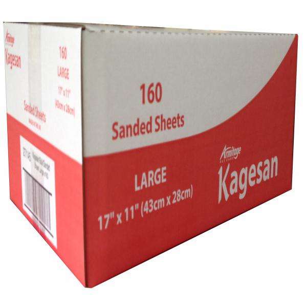 Kagesan No 6 Red Bulk Sandsheets 43X28cm - Case of 160