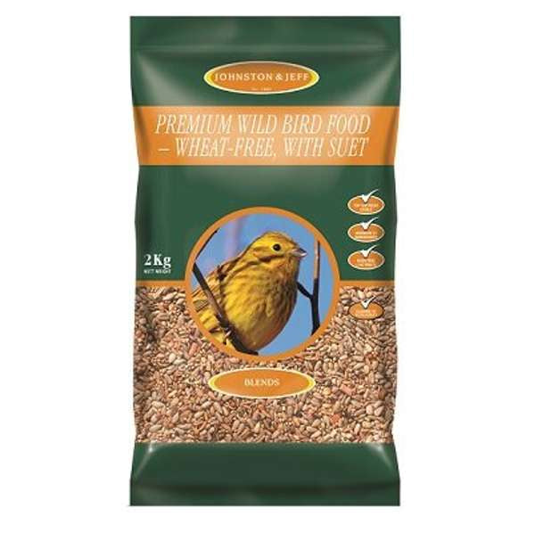 Johnston & Jeff Premium Wild Bird With Suet