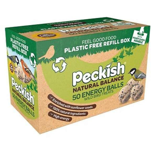 Peckish Natural Balance Energy Balls 50 Pack Plastic free