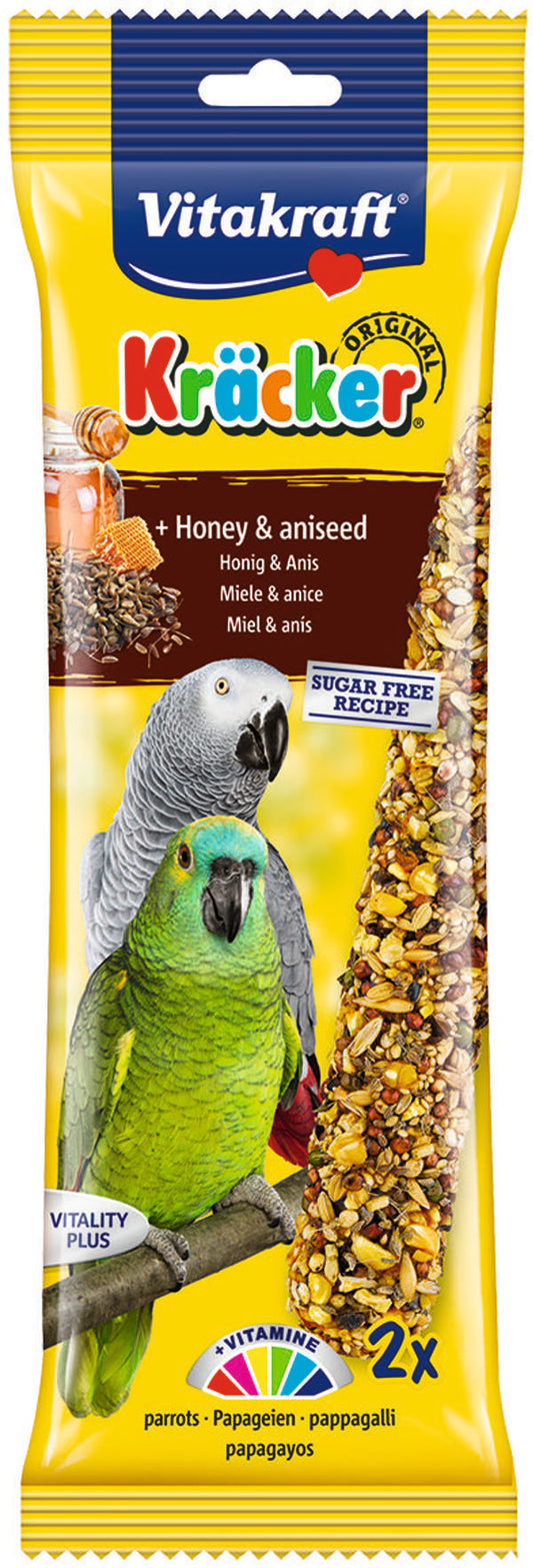 Vitakraft Parrot Honey & Aniseed Kracker 180g - Case of 5