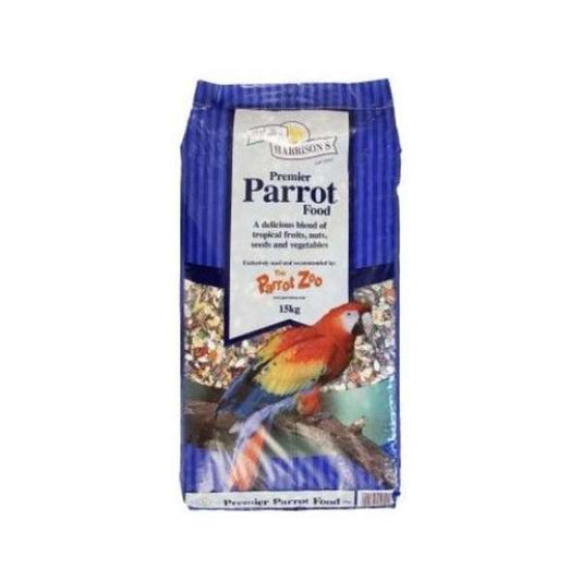 Walter Harrisons Premier Parrot Food 15kg - Free P&P