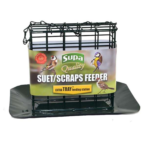 Supa Suet Block & Scraps Feeder With Tray