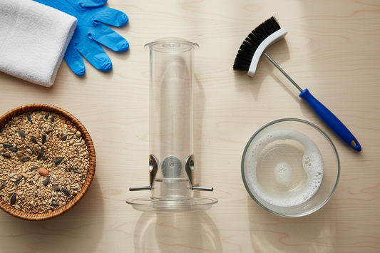 Bird feeding, hygiene and cleaning guide.