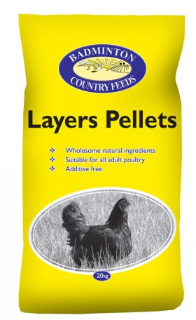 Badminton Layers Pellets 20kg - FREE P&P
