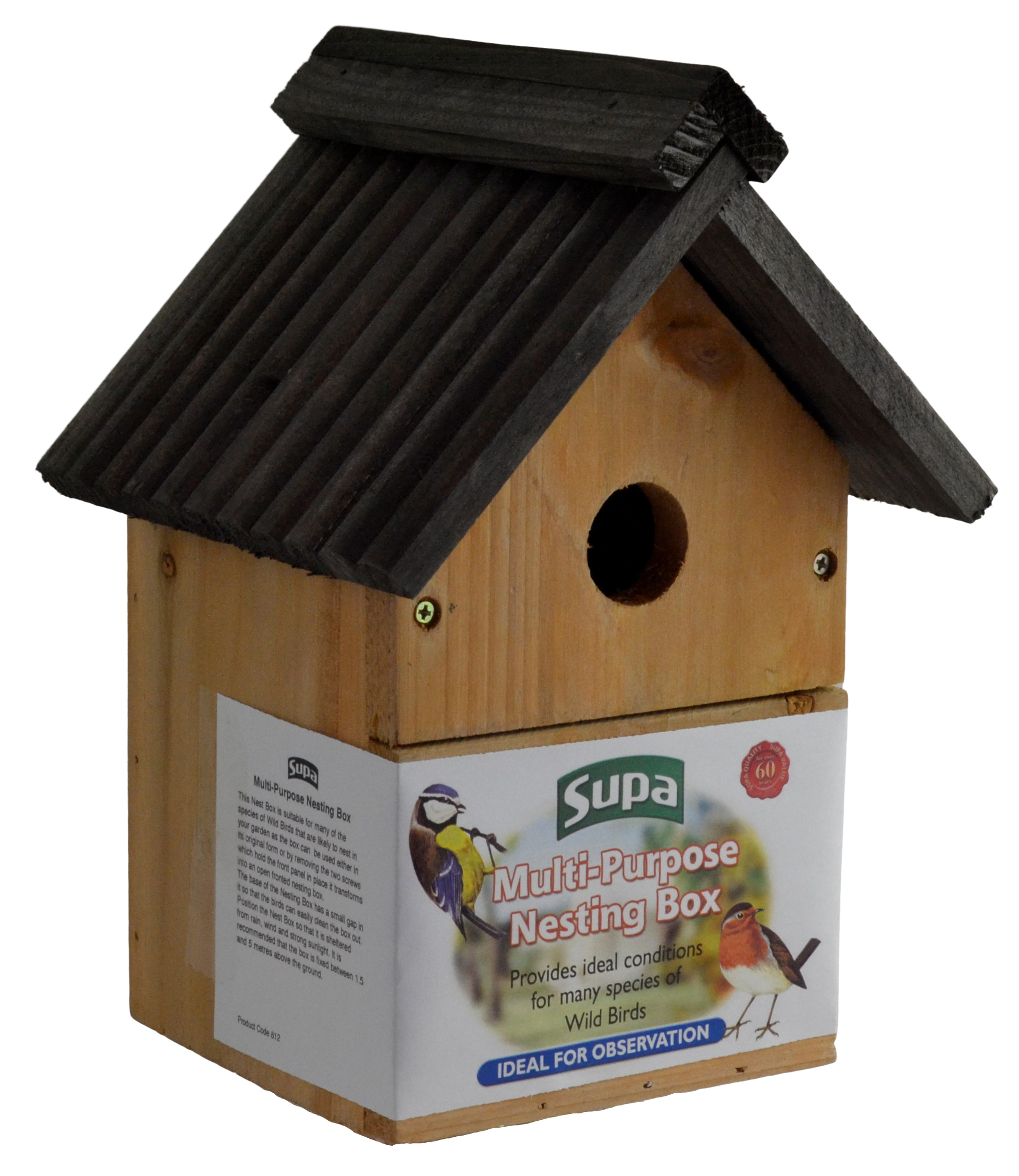 Supa Multi-Purpose Wild Bird Nest Box – Little Peckers