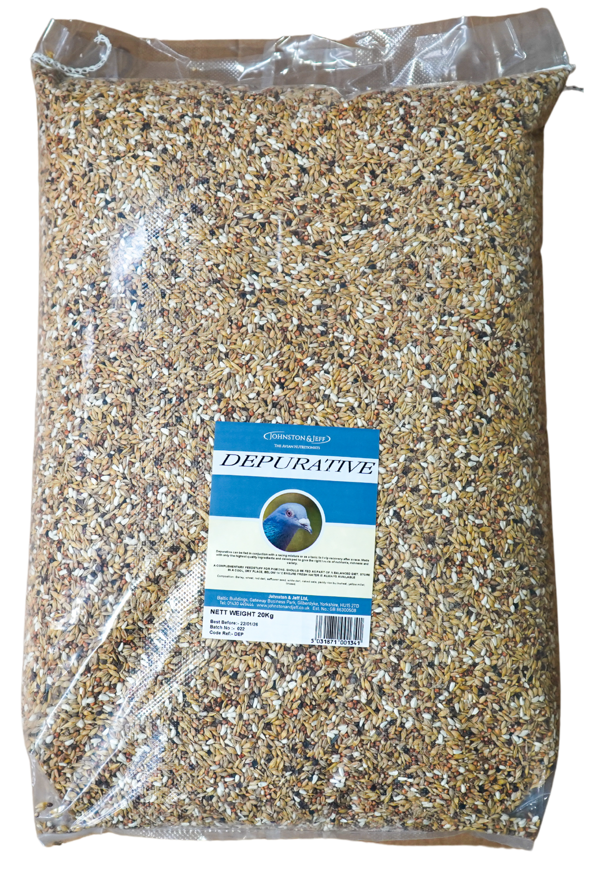 Johnston & Jeff Euro Depurative Pigeon Mix 20kg