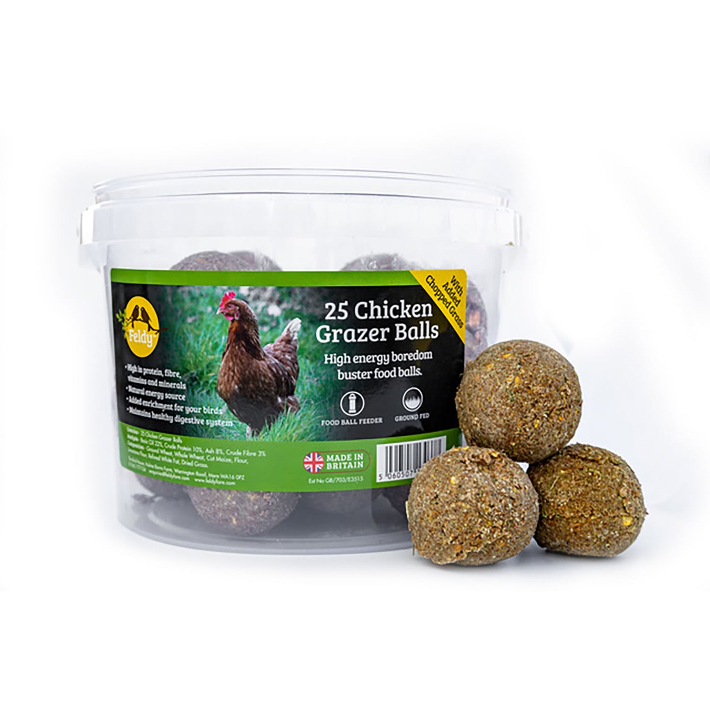 Feldy Chicken Grazer Balls 25 Pack