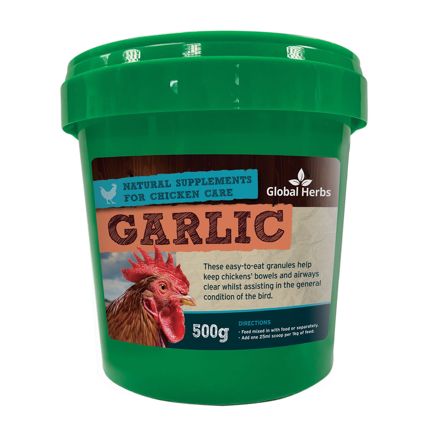 Global Herbs Poultry Garlic Granules 500g