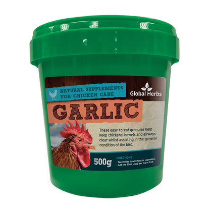 Global Herbs Poultry Garlic Granules 500g