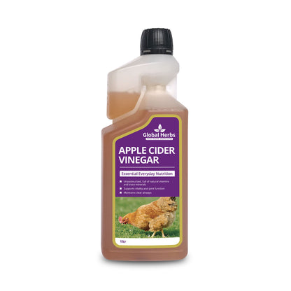 Global Herbs Poultry Apple Cider Vinegar 1 Litre