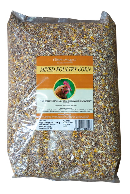 Johnston and Jeff Mixed Chicken Corn 20kg - FREE P&P