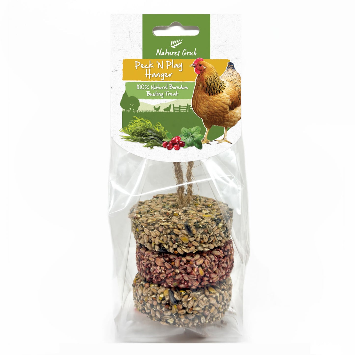 Natures Grub Peck 'N Play Hanger 240g