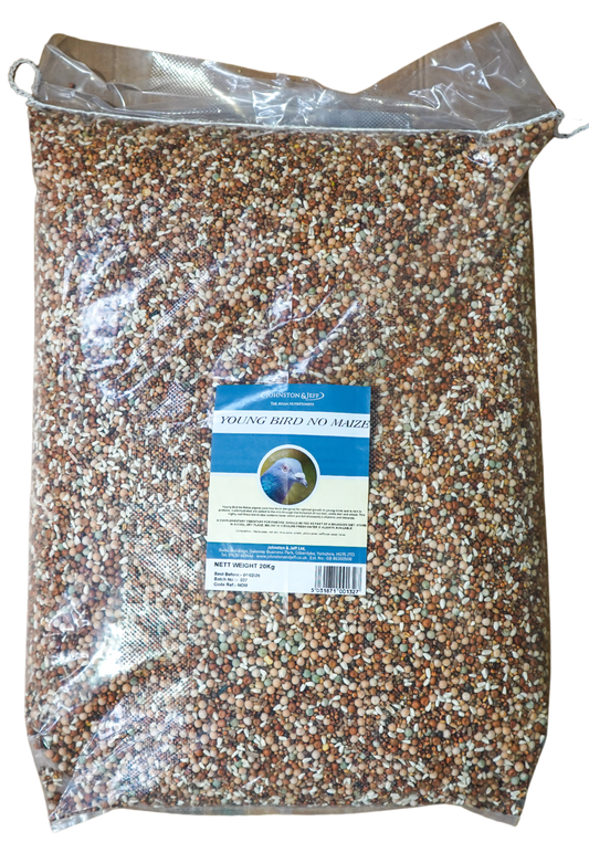 Johnston & Jeff Young Bird No Maize 20kg - Free P&P