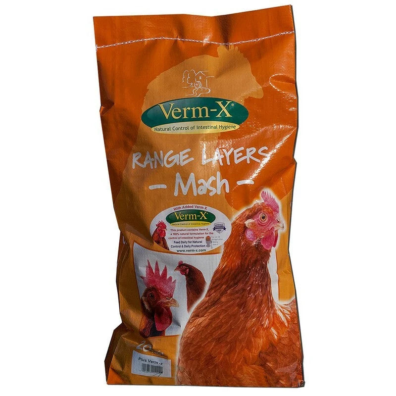 Verm-X Range Layers Mash 20kg - Free P&P