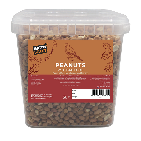 Extra Select Wild Bird Peanuts 5 Litre Tub