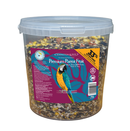Johnston & Jeff Premium Parrot Fruit
