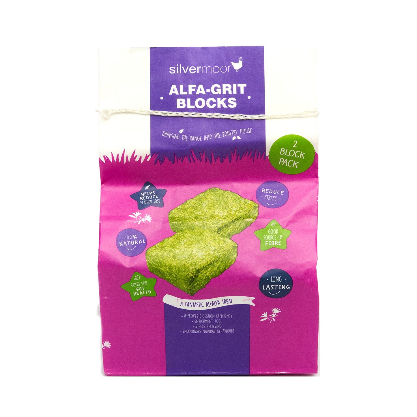 Silvermoor Alfa-Grit Blocks 1kg Twin Pack