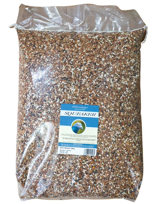 Johnston & Jeff Squeaker Pigeon Corn 20kg - Free P&P