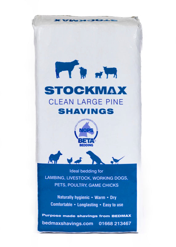 Bedmax Stockmax Pine Shavings 18kg - Free P&P
