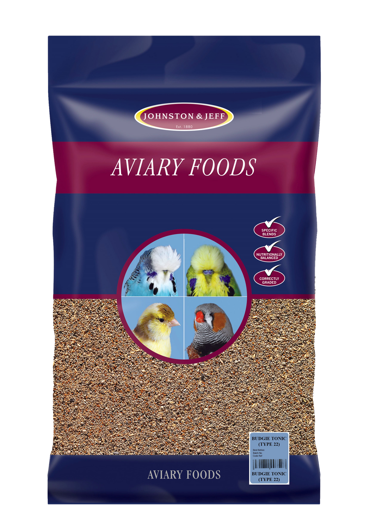 Johnston & Jeff Budgie Tonic Seed 12.75kg