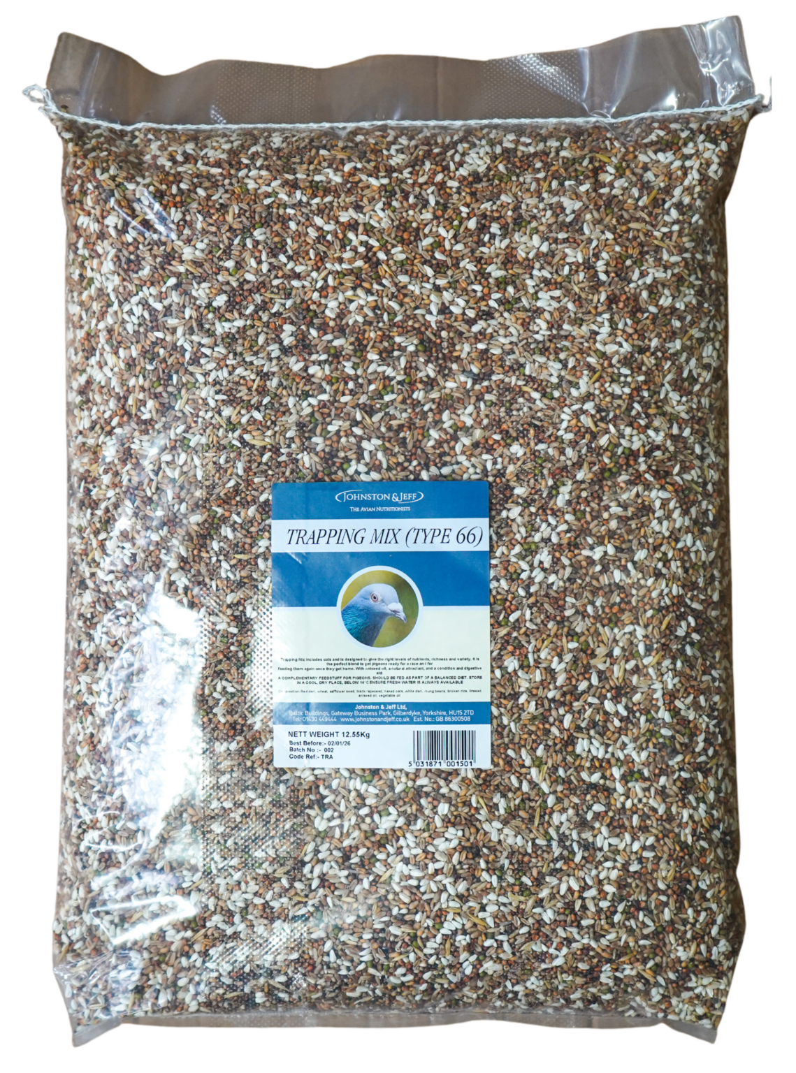 Johnston Jeff Trapping Mixture 12.7kg - Free P&P