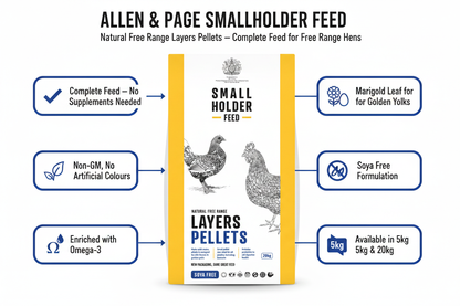 Allen & Page Natural Free Range Layers Pellets Infographic