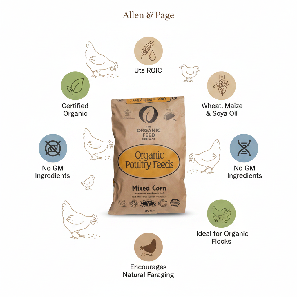 Allen & Page Organic Mixed Corn Infographic