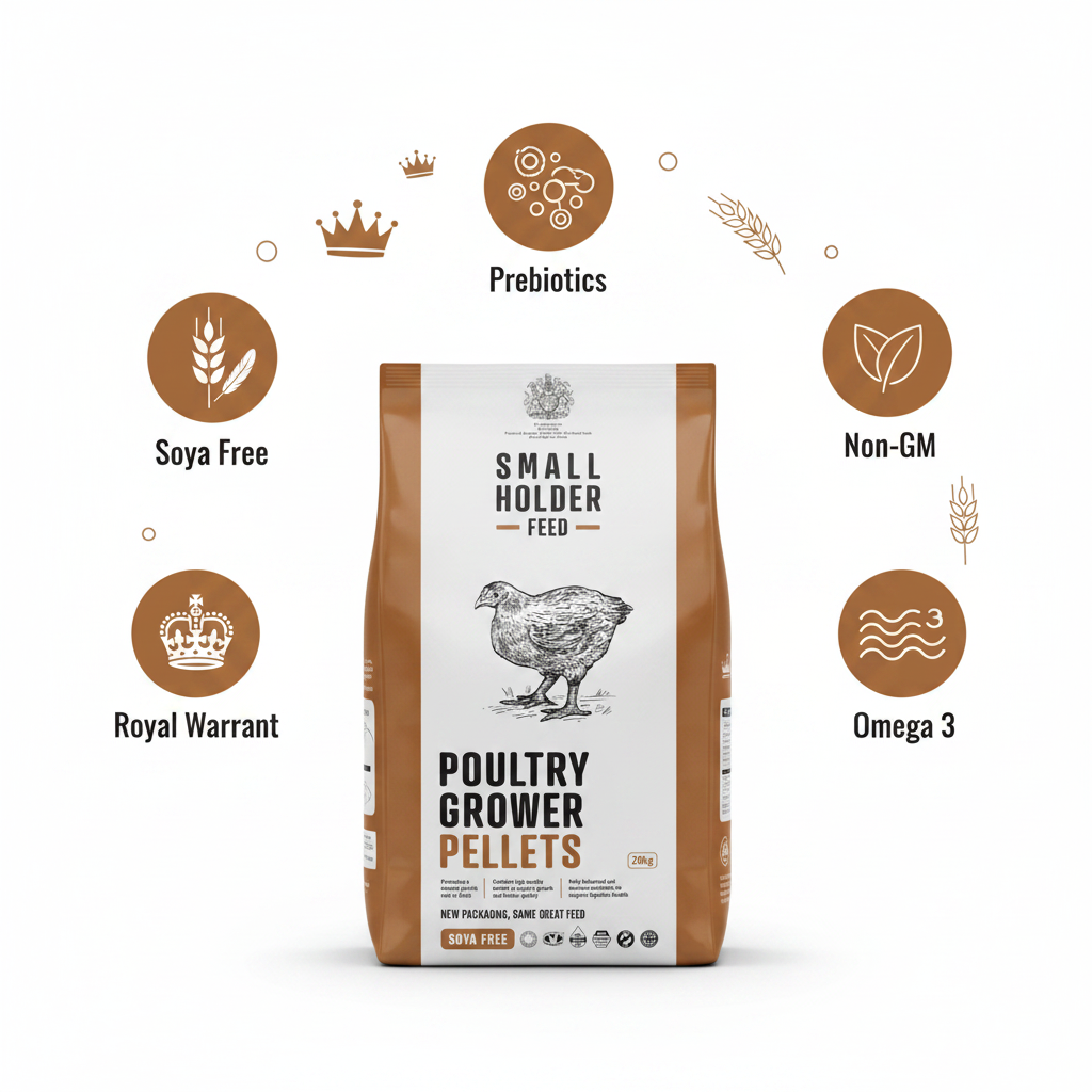 Allen & Page Smallholder Poultry Grower Pellets Infographic