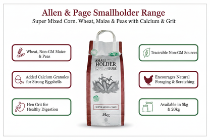 Allen & Page Smallholder Super Mixed Corn Infographic