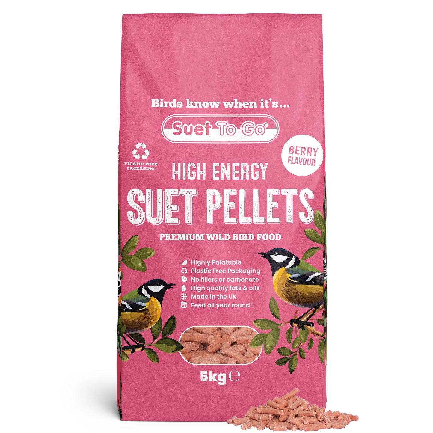 Suet To Go Super Premium Suet Pellets Berry