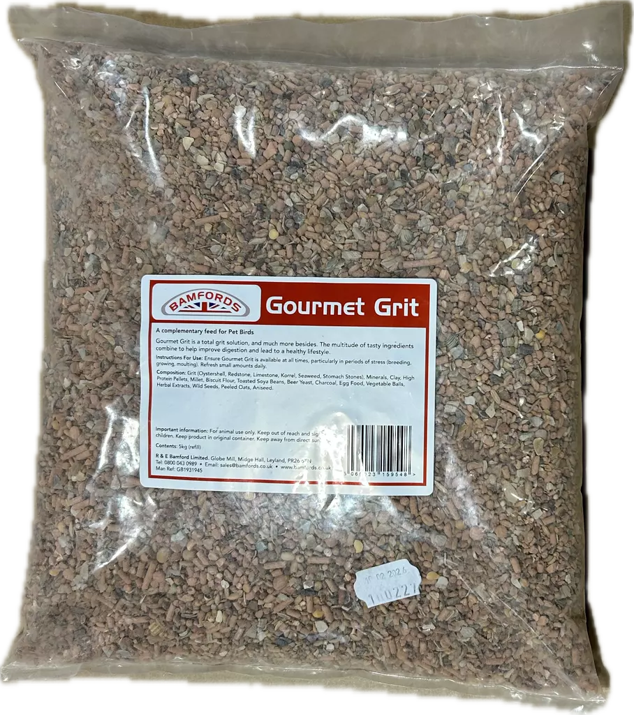 Bamfords Cluckers Gourmet Grit 5kg Refill Bag