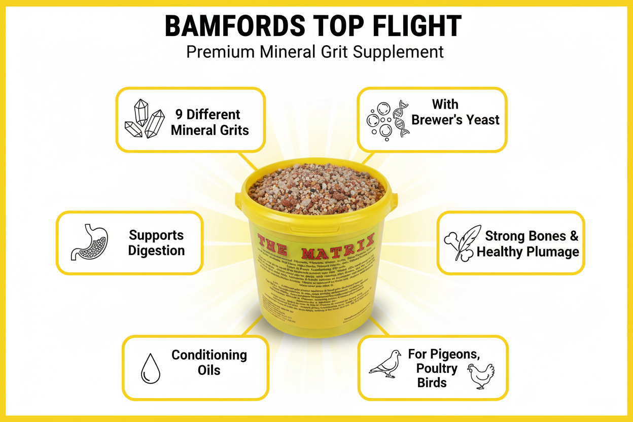 Bamfords Pigeon Gem Matrix Infographic