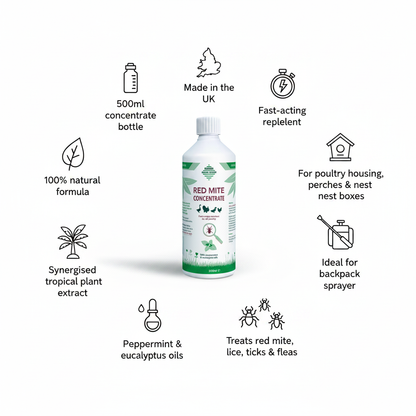 Barrier Animal Health Red Mite Concentrate 500ml