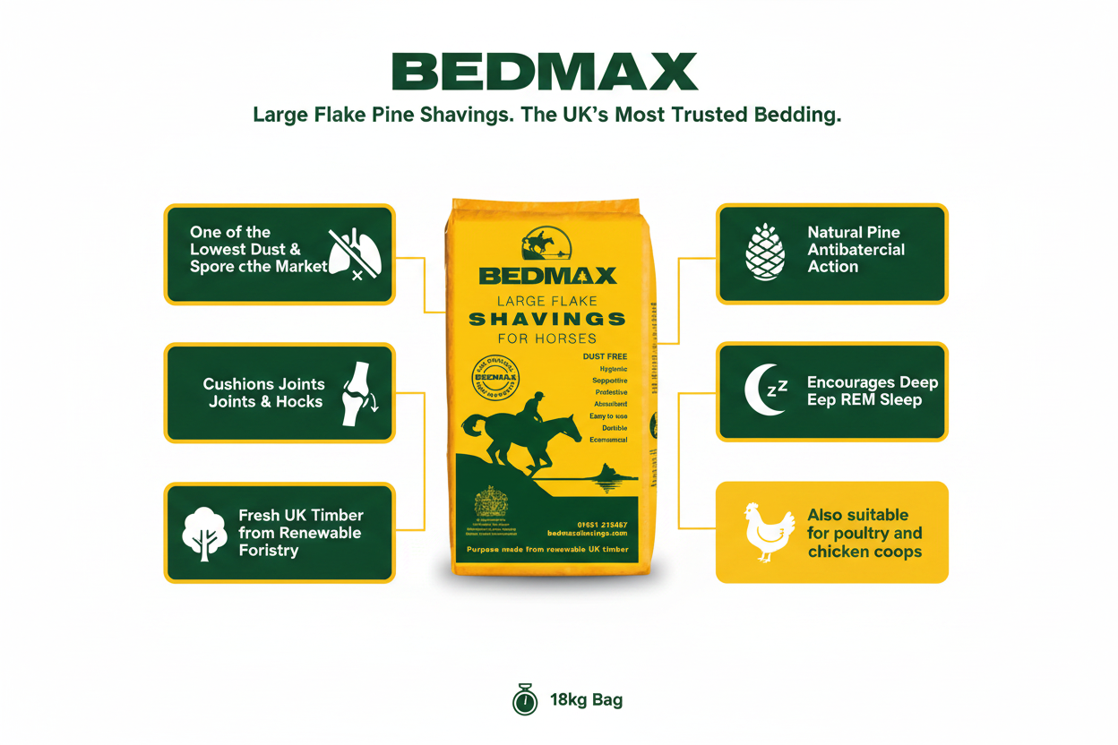Bedmax Shavings Infographic