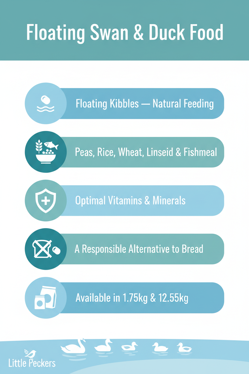 Brambles Floating Swan & Duck Food Infographic