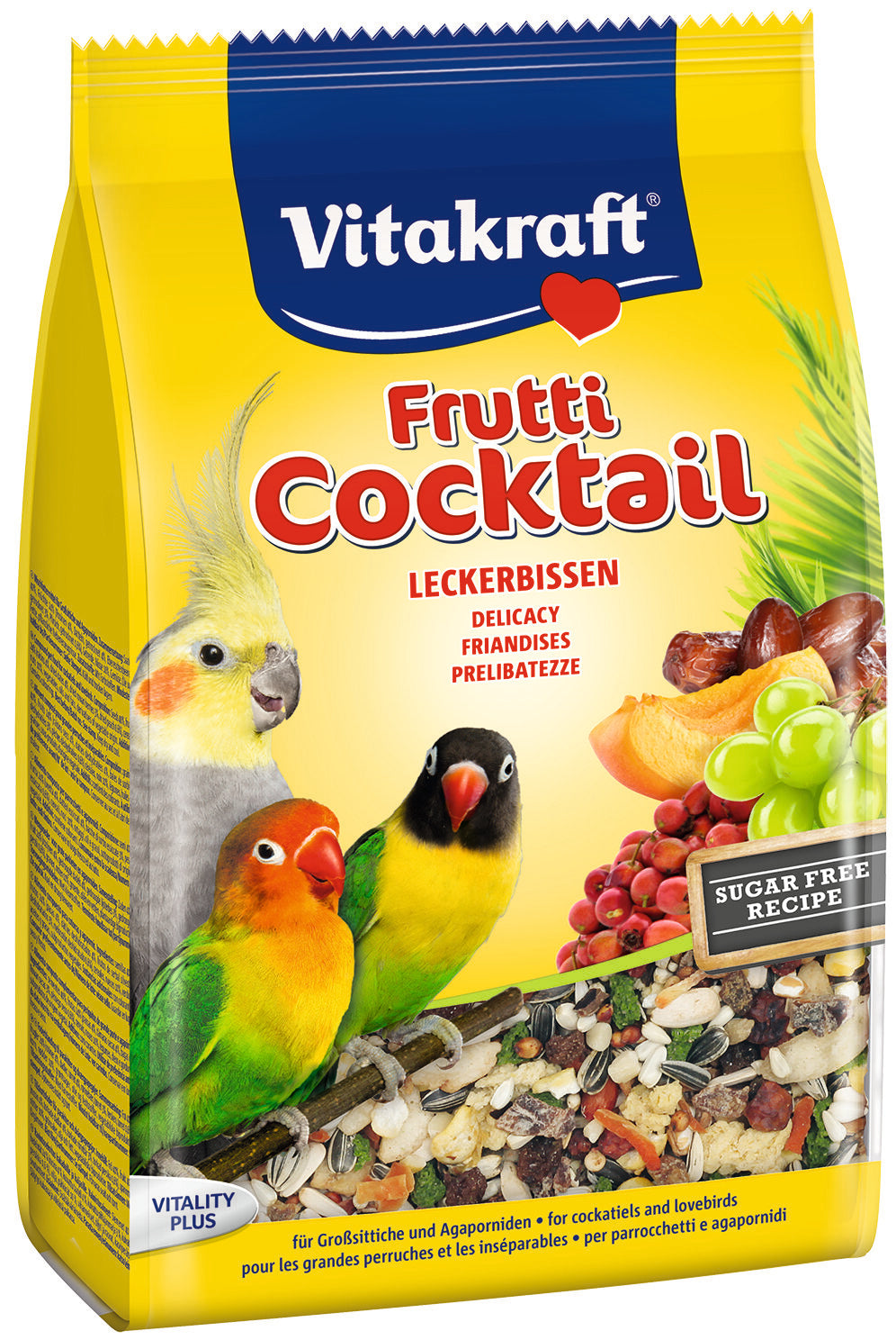 Vitakraft Parakeet & Cockatiel Fruitti Cocktail 250g -  Case of 6
