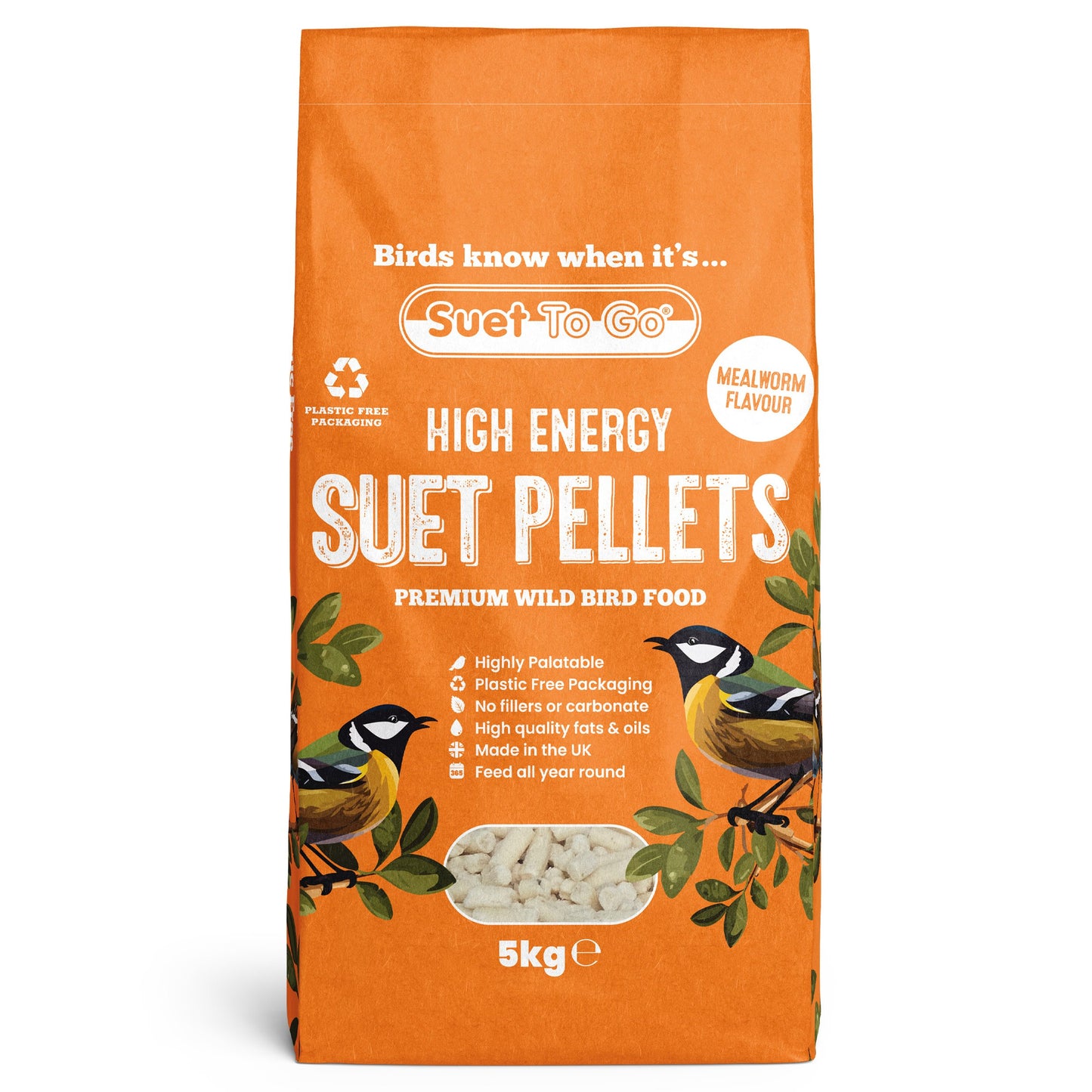 Suet To Go Super Premium Suet Pellets Mealworm