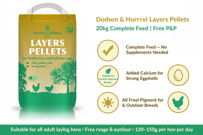 Dodson & Horrell Layers Pellets 20kg Infographic