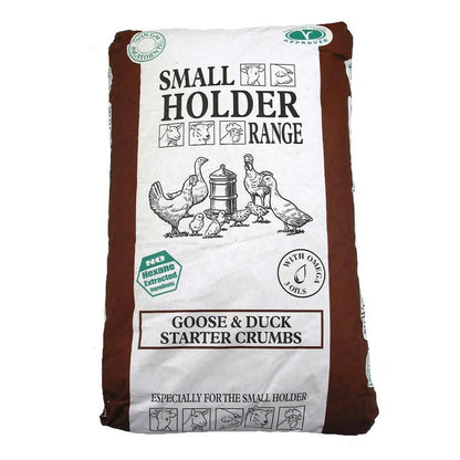 Allen & Page Smallholder Duck Starter Crumbs 20kg - Free P&P