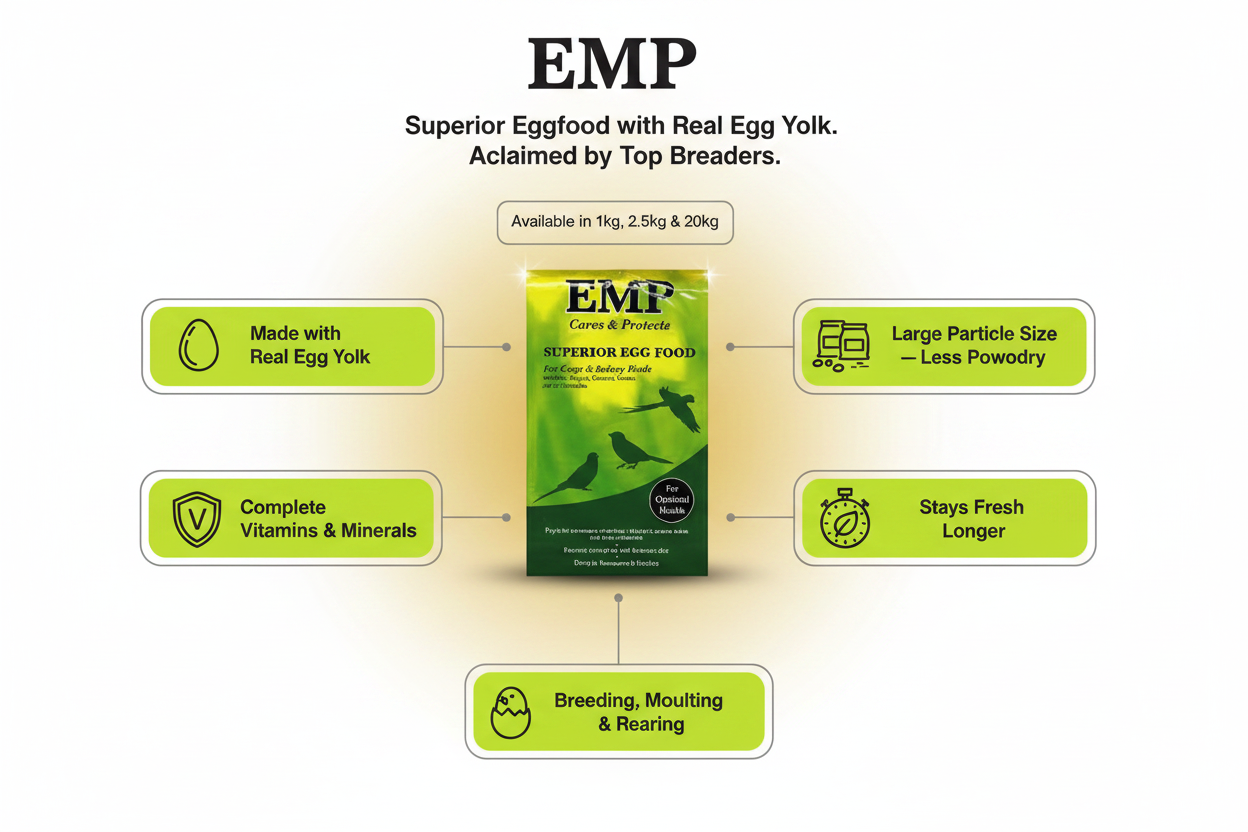 EMP Superior Egg Rearing Food Infographic